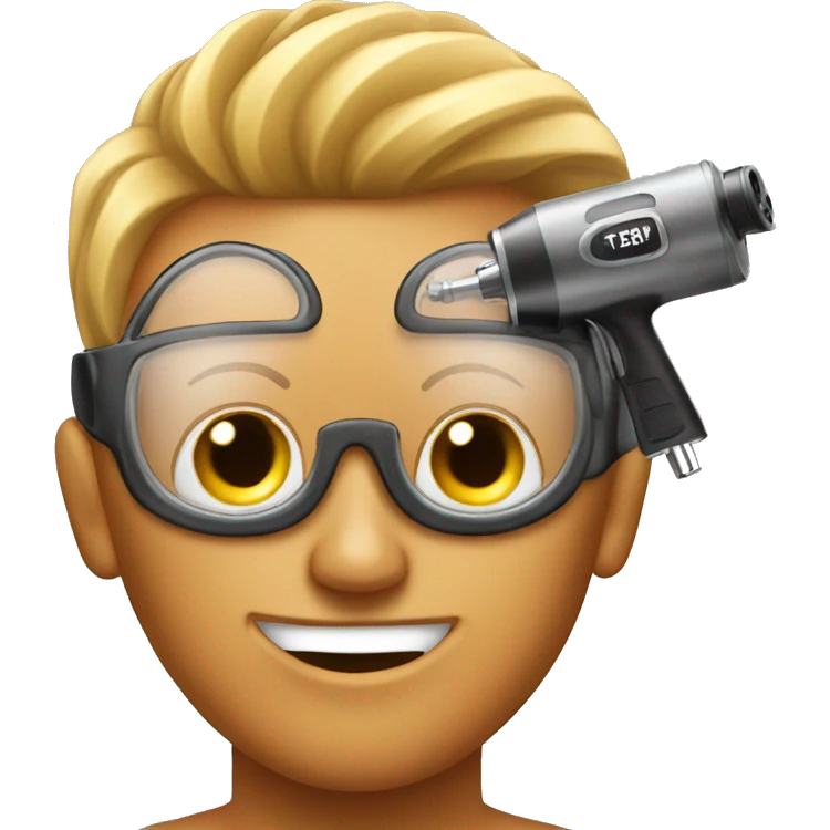Spray tan gun  emoji