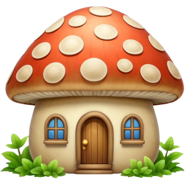 house made of mushroom emoji