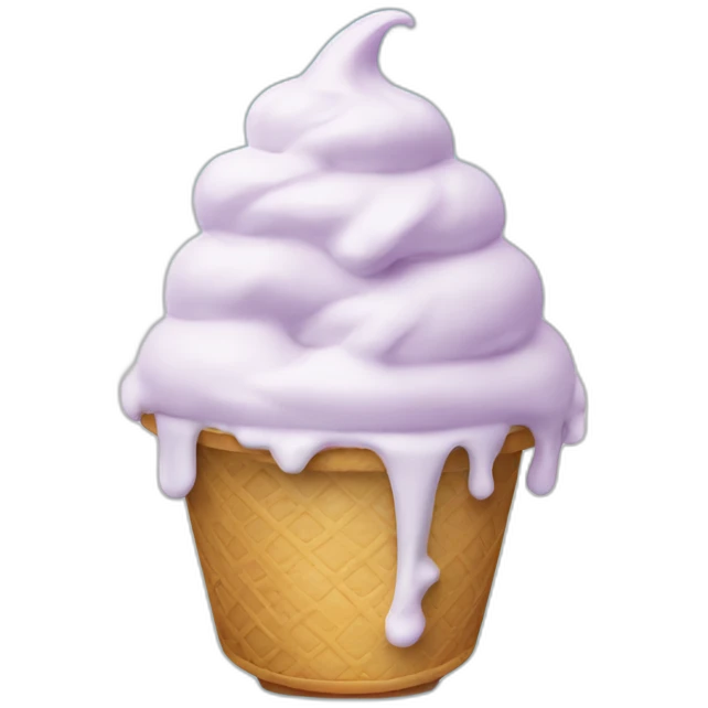frozen yoghurt emoji