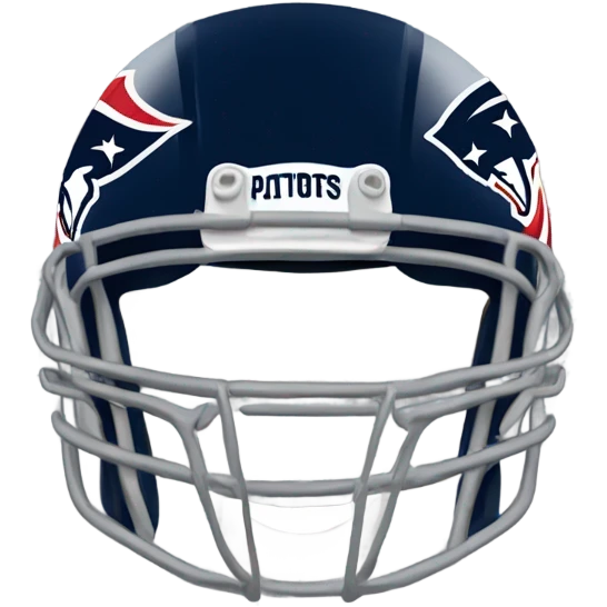 New England Patriots helmet emoji