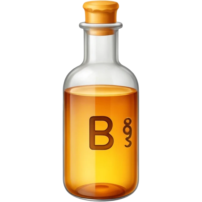 Vitamin b9 in a bottle emoji