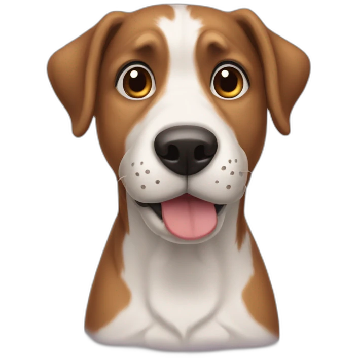 Dog with a question “are you there” emoji
