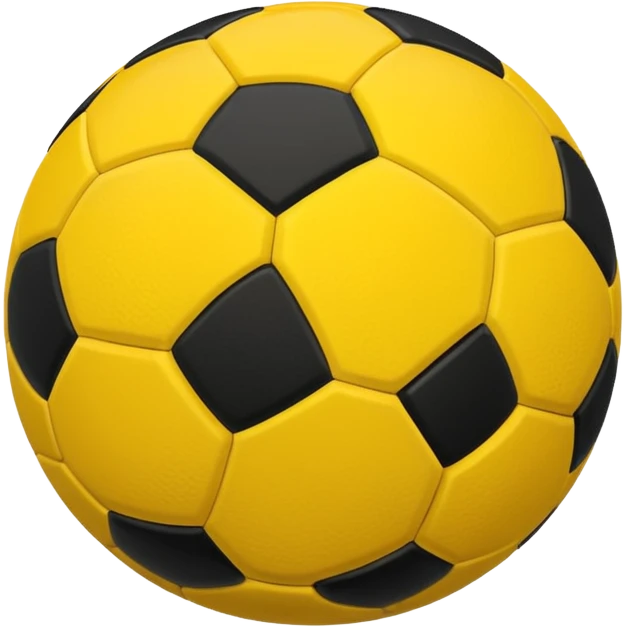 pelota amarilla con negro emoji