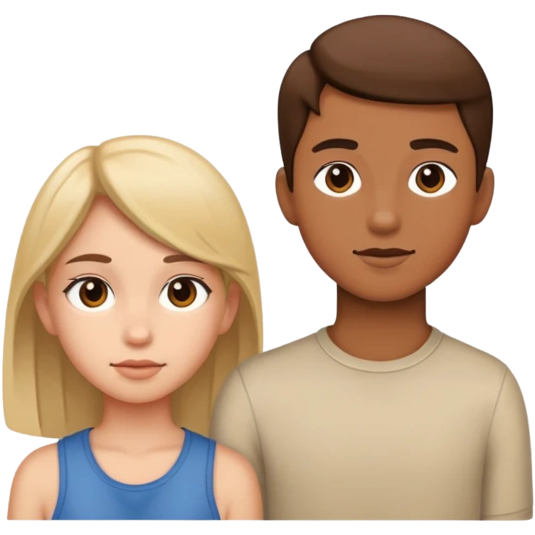 Girl on boy  emoji
