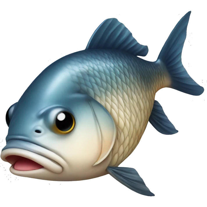 Realistic koji fish  emoji