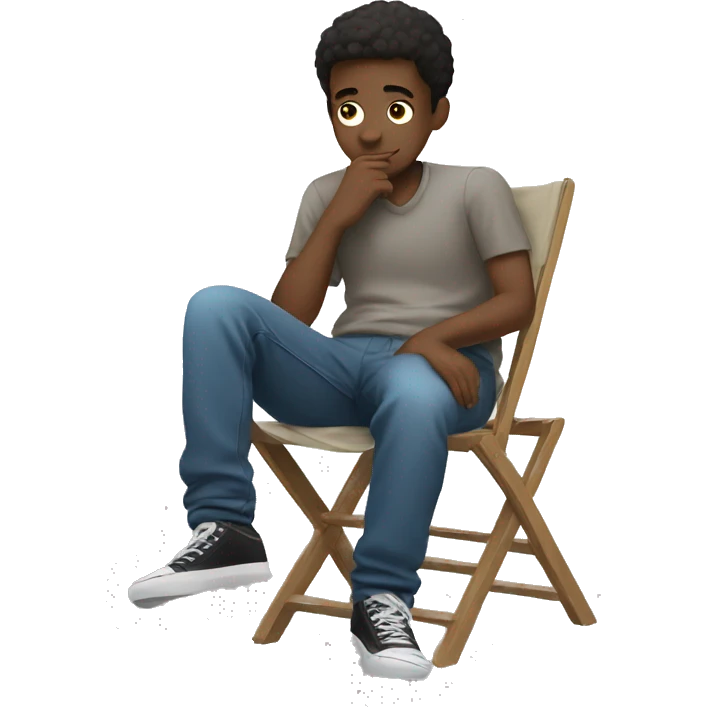 Boy chilling emoji