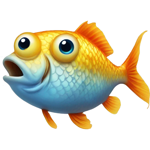 fish with 3 eyes emoji