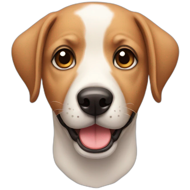 Borador dog cute face emoji