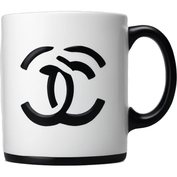 Chanel logo mug emoji