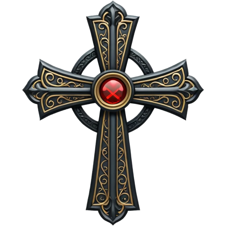 Uma cruz gótica emoji