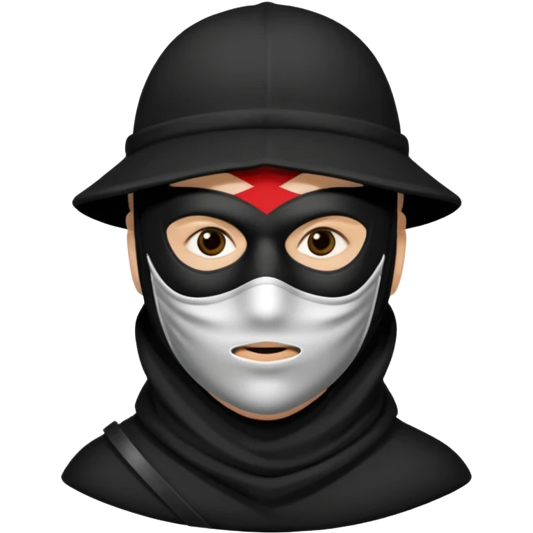 masked robber  emoji