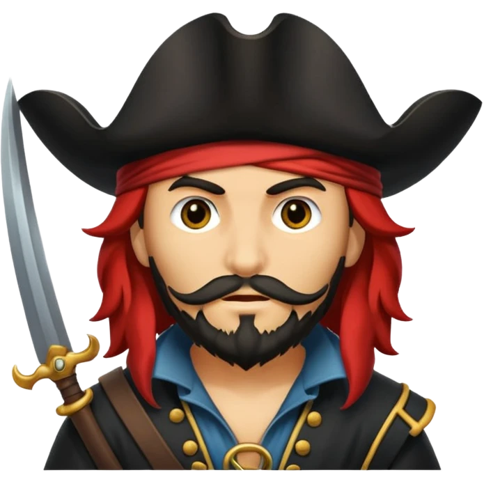 Fai un pirata con le ali di fuoco emoji