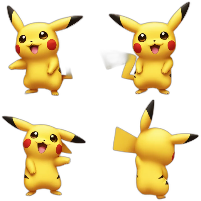 pikachu in bikini emoji