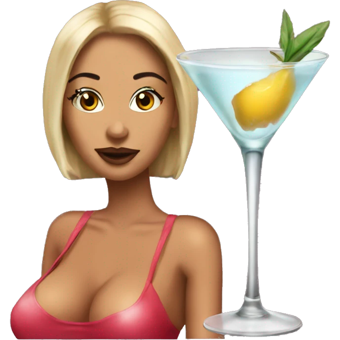 Pornstar martini emoji