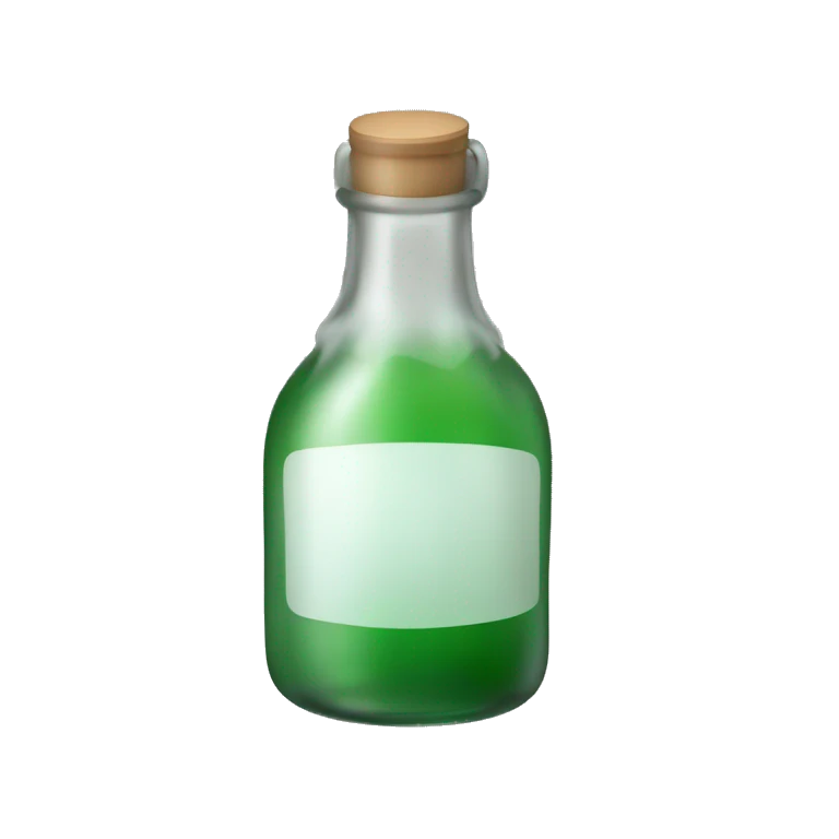 glass bottle emoji