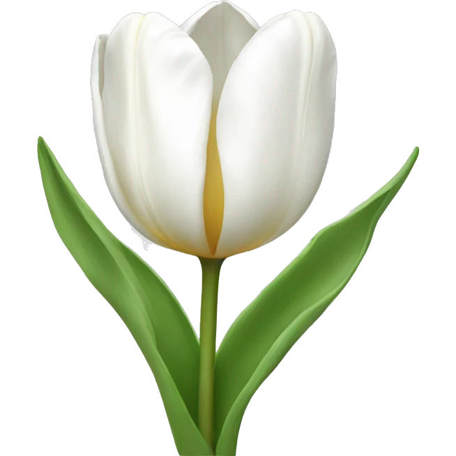 White tulip emoji