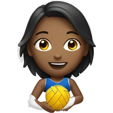 summer olympics girl playing volleyball emoji