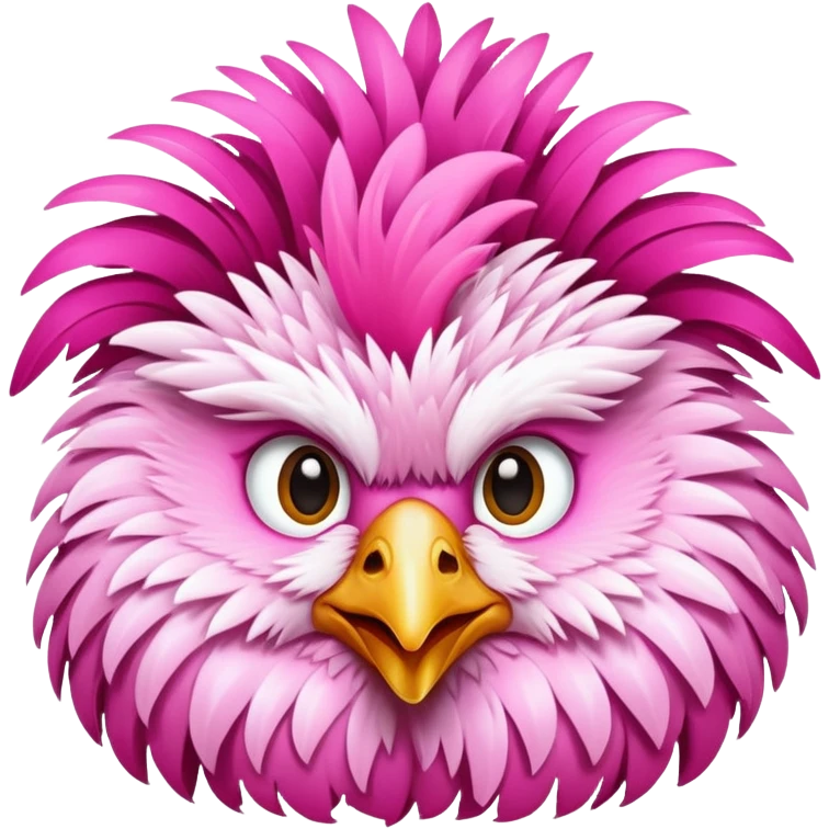 pink hen emoji