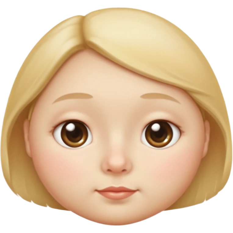Short, rounded face

Puffy cheeks, high facial fat retention

Large, round or slightly drooped eyes

Small button nose

Soft, gentle aura emoji