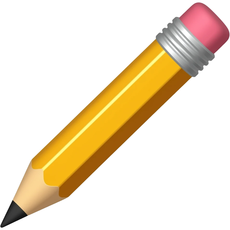 Pencil emoji