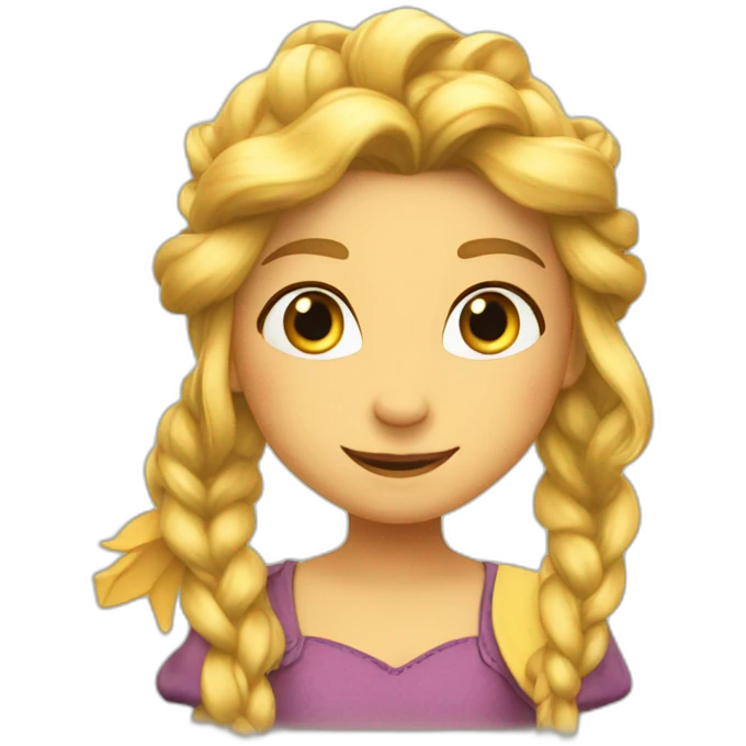 raiponce soleil emoji