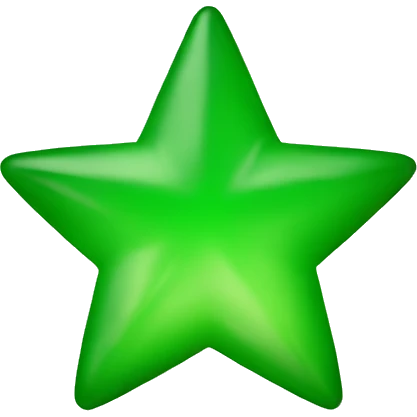 A green star emoji