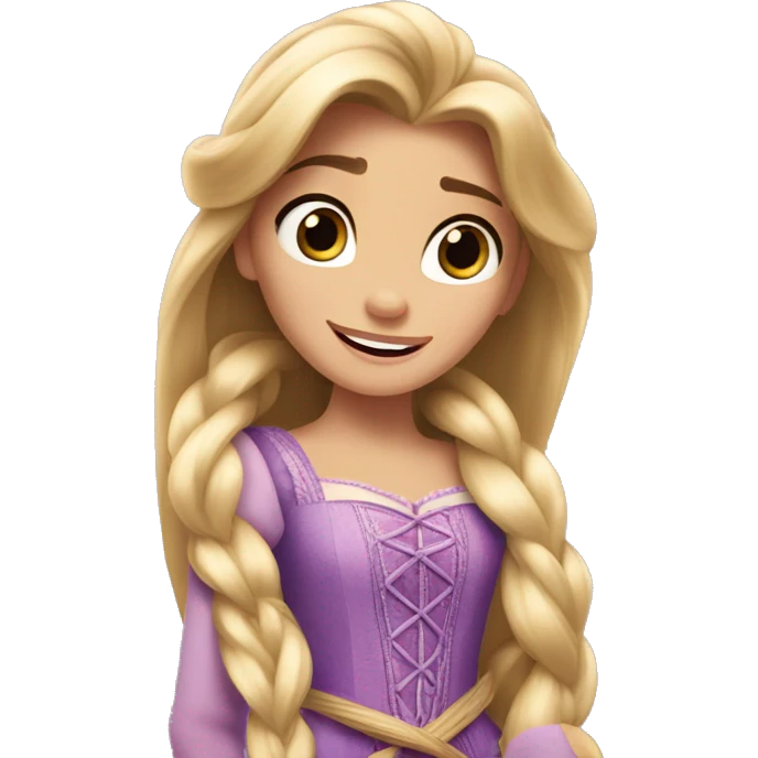 disney princess rapunzel emoji