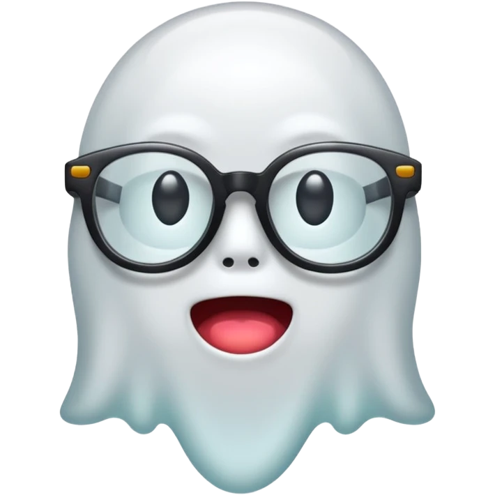 ghosts with glasses emoji