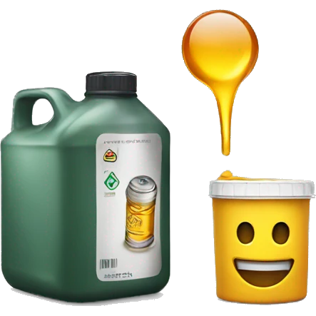 Emoji bring a container of oil emoji