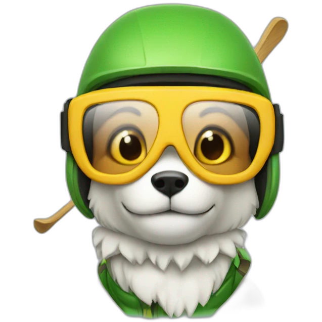 ski rex emoji