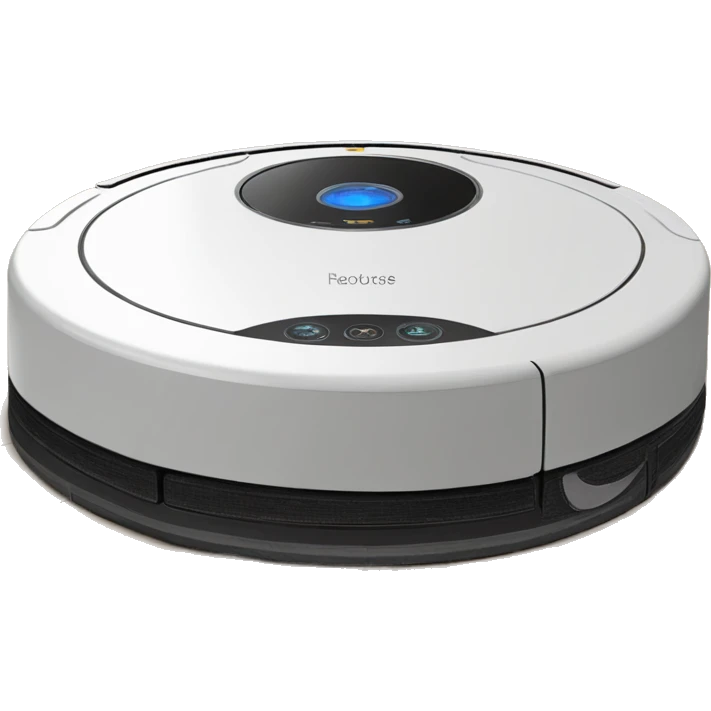 robot vacuum with saurons eye on top emoji