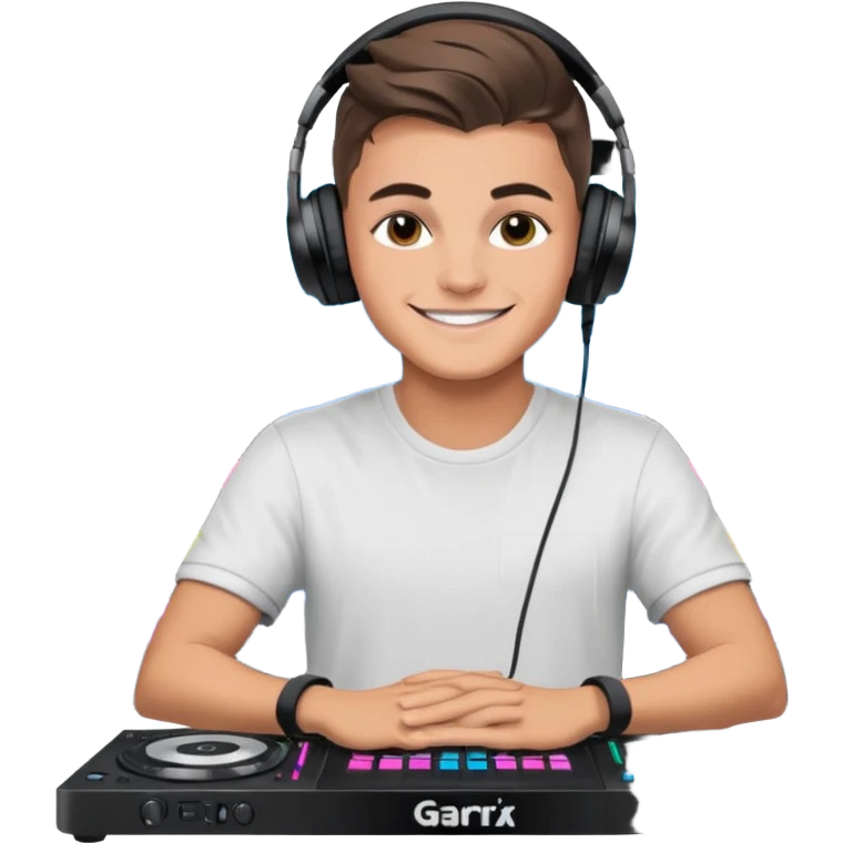 Martin Garrix with DJ table emoji