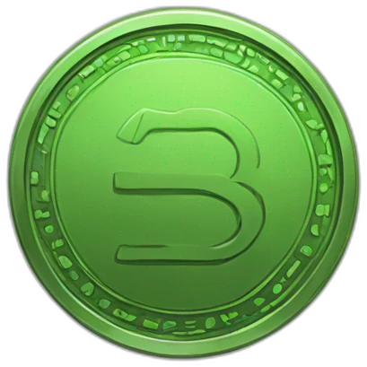 Coin discord green emoji