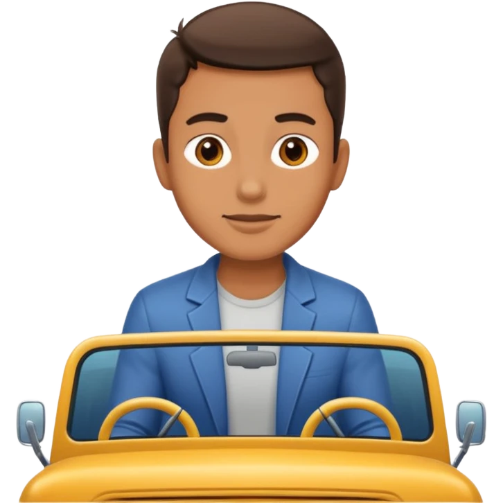 man on vehicle emoji