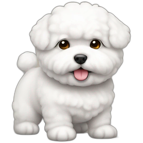 fat bichon emoji
