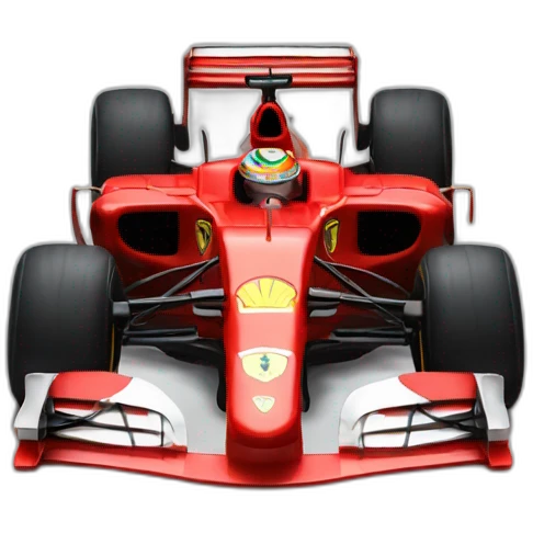 Ferrari formula one car emoji