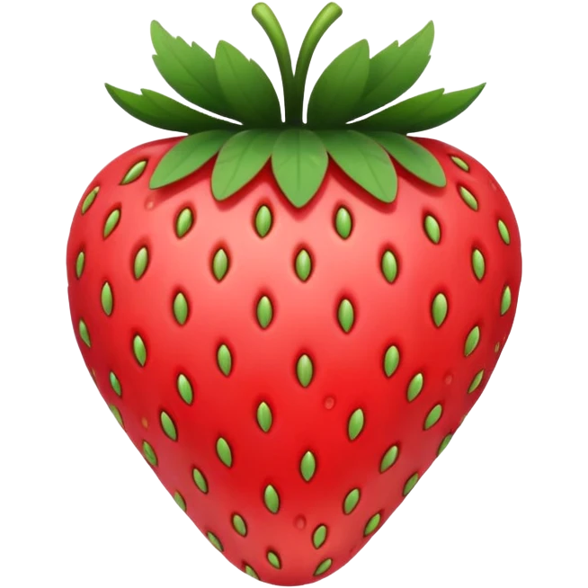 Una fresa pero dibujada sin color  emoji