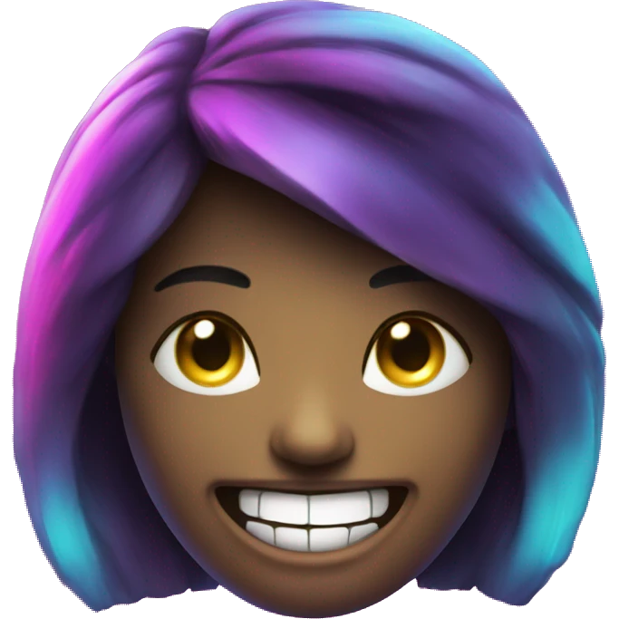 Synthwave Smile emoji