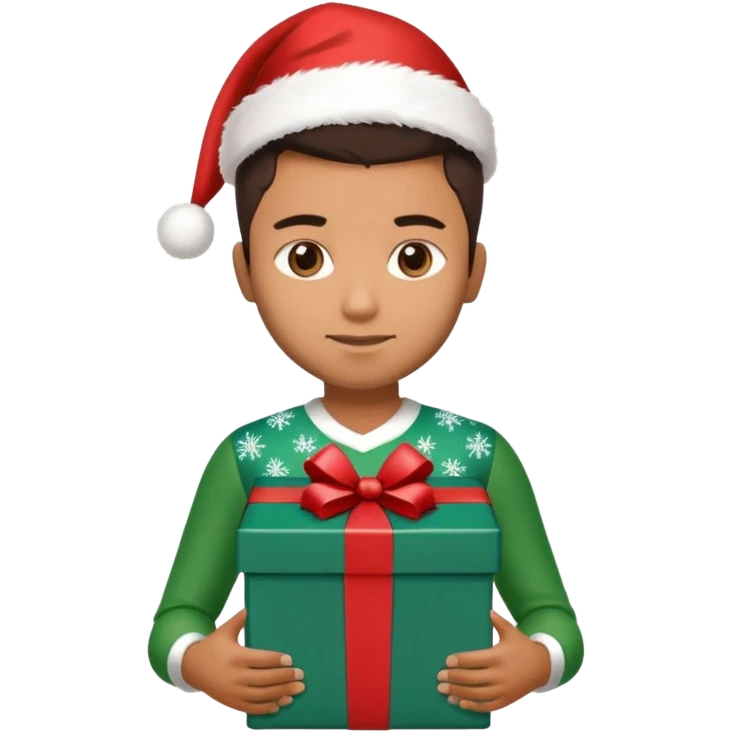 Indian cricket player pant Christmas dress with gift box that gift box front side print Brisbane heat today loss emoji