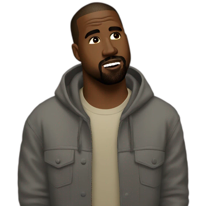 Kanye West saying it's goona be okay emoji