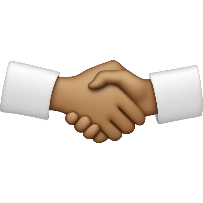 Handshake - Symbolizes agreement, collaboration, or friendship, perfect for networking. emoji