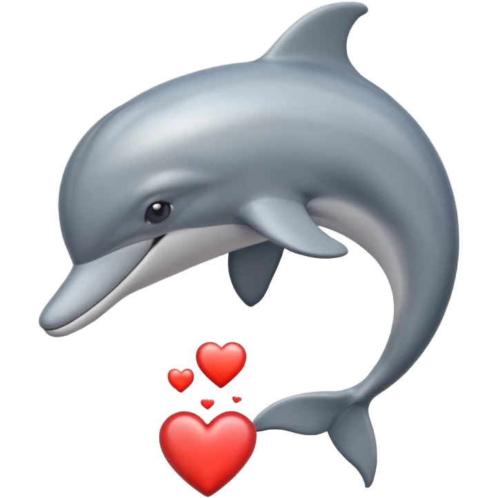 Dauphin cœur emoji