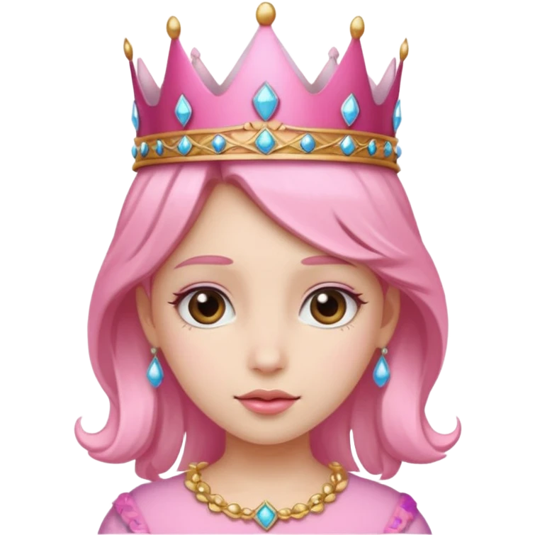 Pink 👑 for a girl  emoji