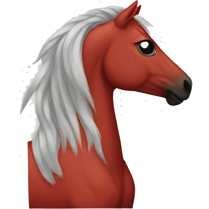 Red mustang emoji