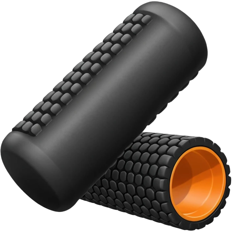 Black foam roller emoji