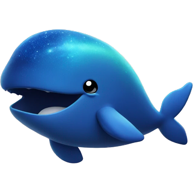 whale with galaxy theme emoji