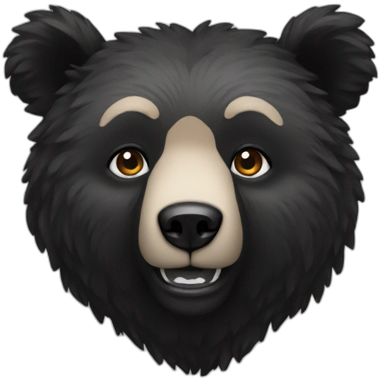 Bear black emoji