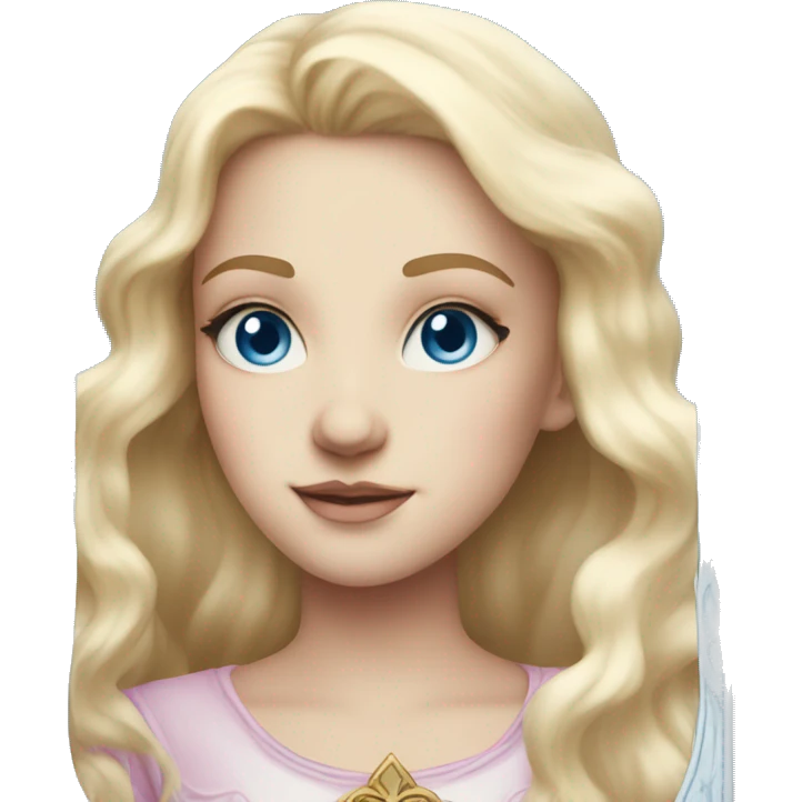 light pink tarot cards magic blonde girl white skin blue eyes  emoji