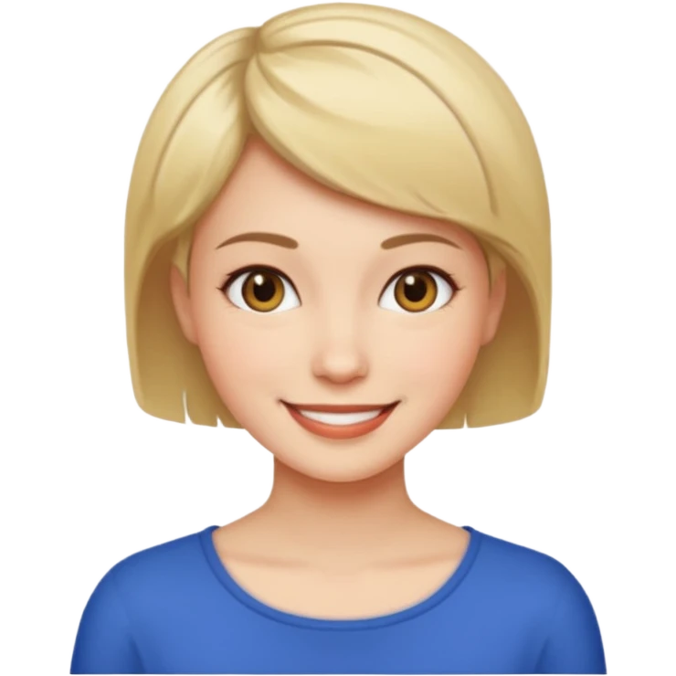 female short hair  emoji