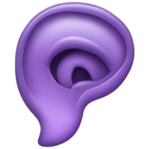 ear with cancelation mark emoji